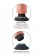 Телесный вибратор с мошонкой и съемной присоской 7  Vibrating Cock with Balls - 17,8 см. - Pipedream