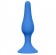 Синяя анальная пробка Slim Anal Plug XL - 15,5 см. - Lola Games